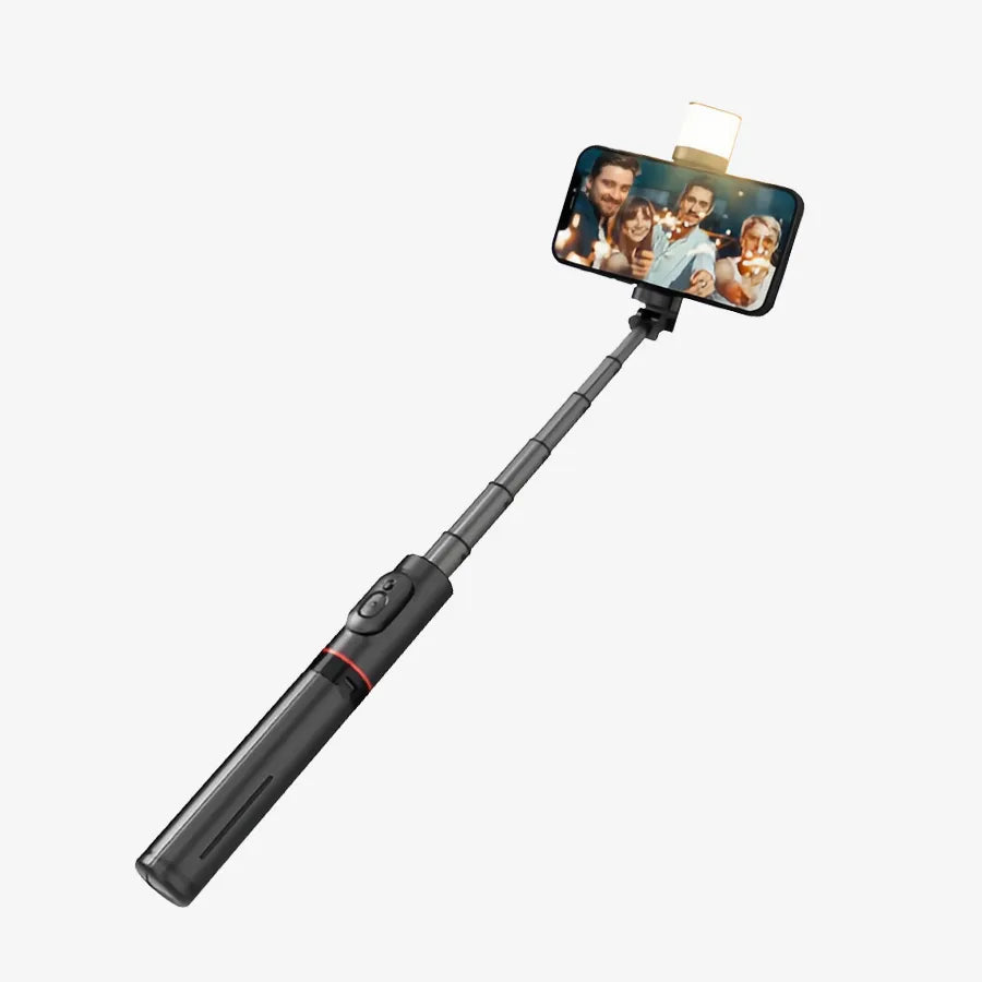 H'maston ZP11 Bastão Selfie Bluetooth com LED - Eleadermall