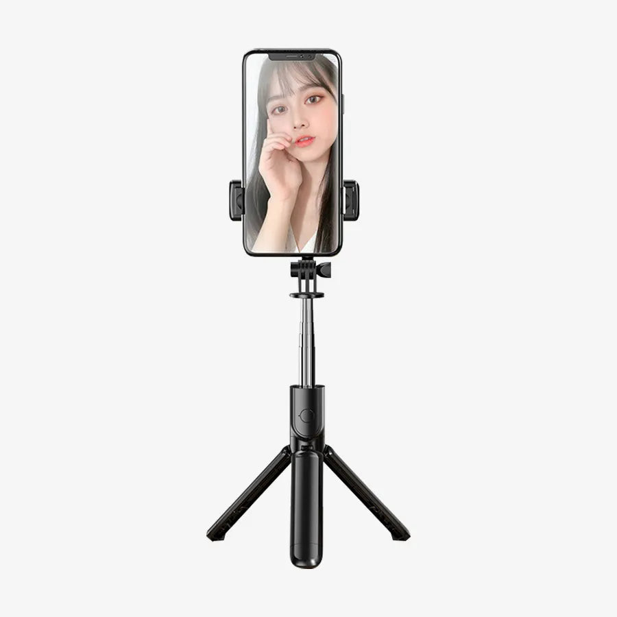 H'Maston ZP19 Pau de Selfie com Tripé 70cm e LED - Eleadermall
