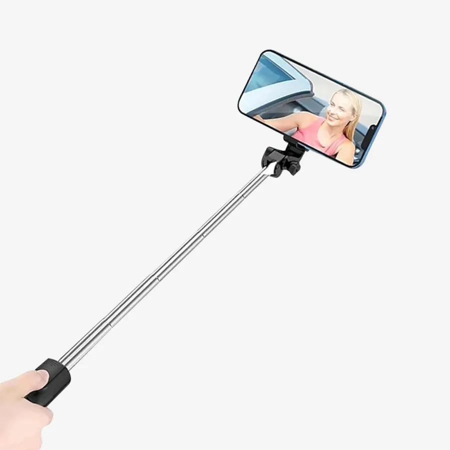 H'Maston ZP19 Pau de Selfie com Tripé 70cm e LED - Eleadermall