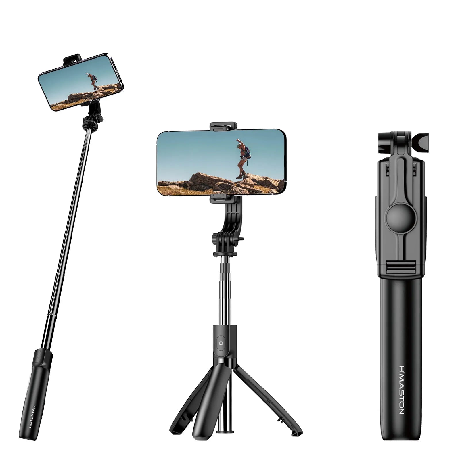 H'Maston ZP21 Tripé Selfie 100cm com Controle