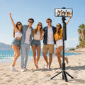 H'Maston ZP29 - Tripé de Selfie com Bluetooth e Estabilização