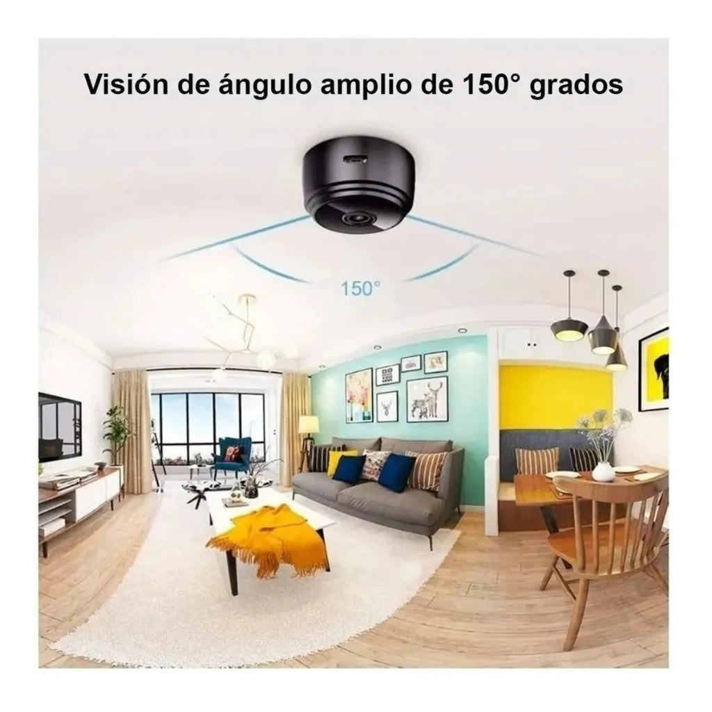 H'maston CM01 Mini Câmera Segurança Wifi 1080p Recarregável