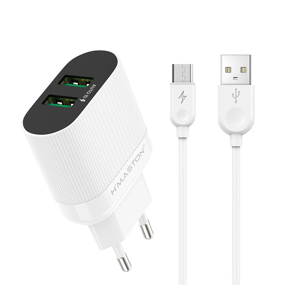H'maston Y28 Carregador Turbo USB Duplo Seguro com 4 Modelos - Eleadermall