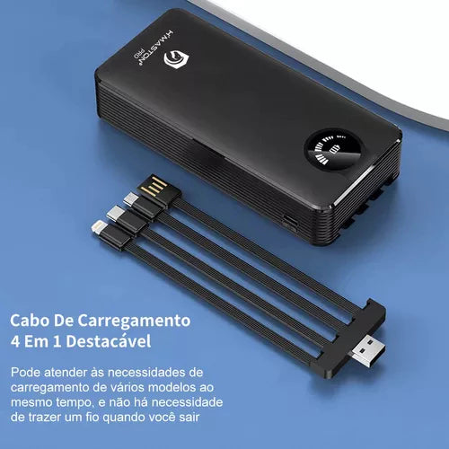 H'Maston YD28 Power Bank 20000mAh Turbo com LED - Portátil