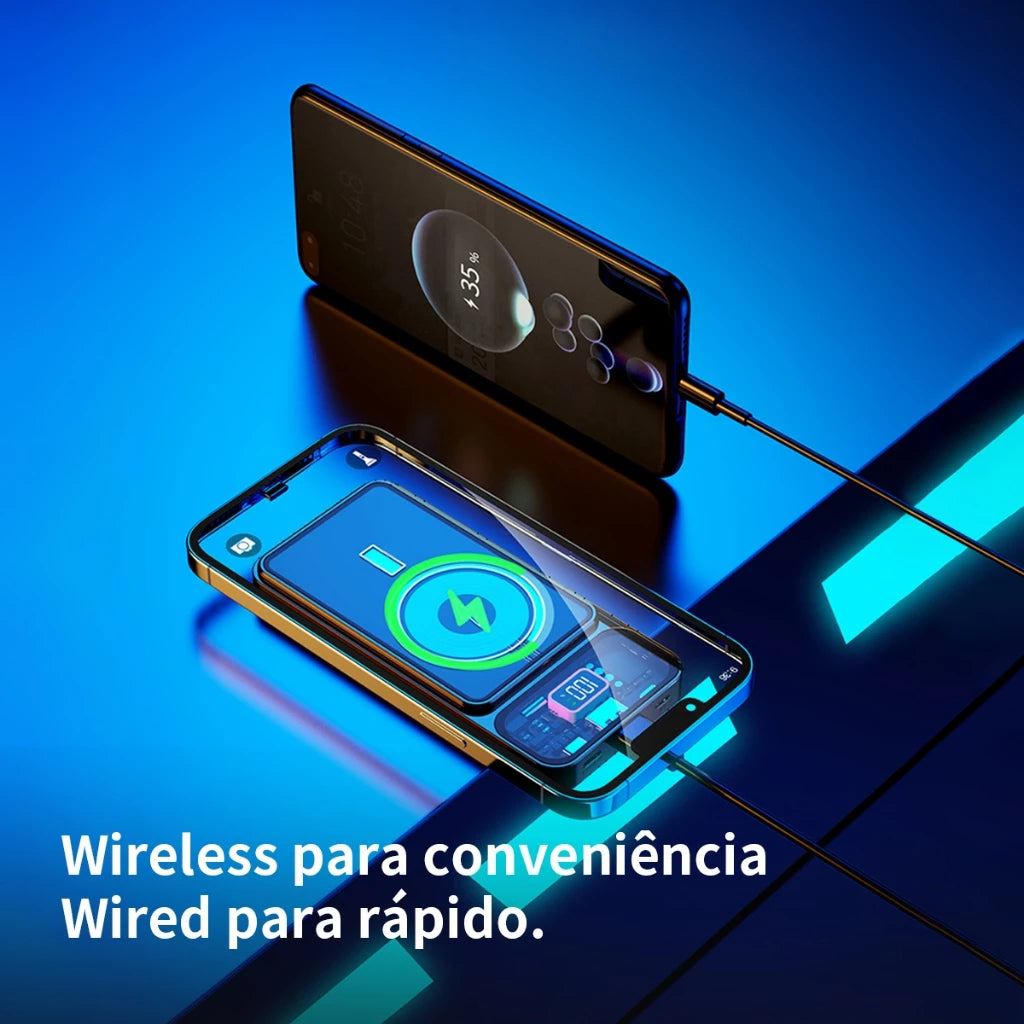 H'Maston YD33 Power Bank Magnético 10000mAh Carregador Rápido