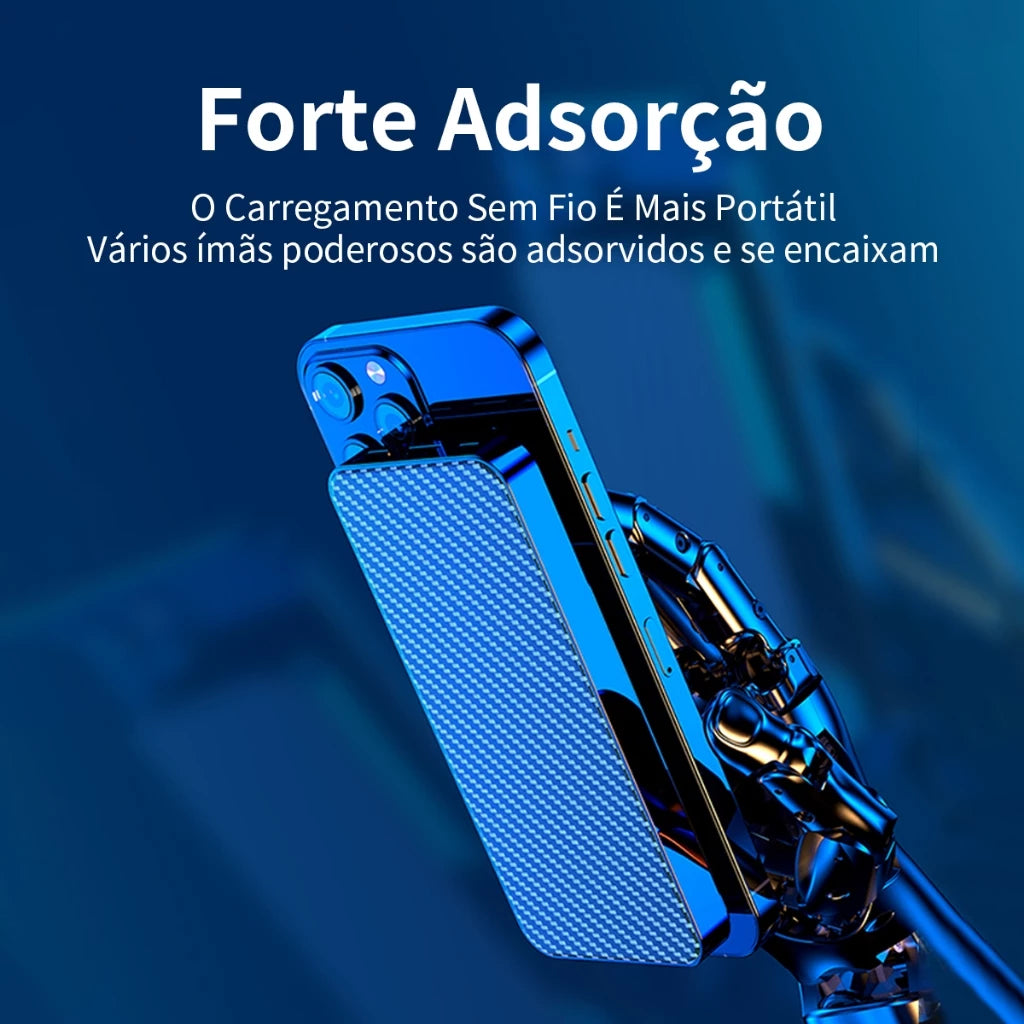 H'Maston YD33 Power Bank Magnético 10000mAh Carregador Rápido