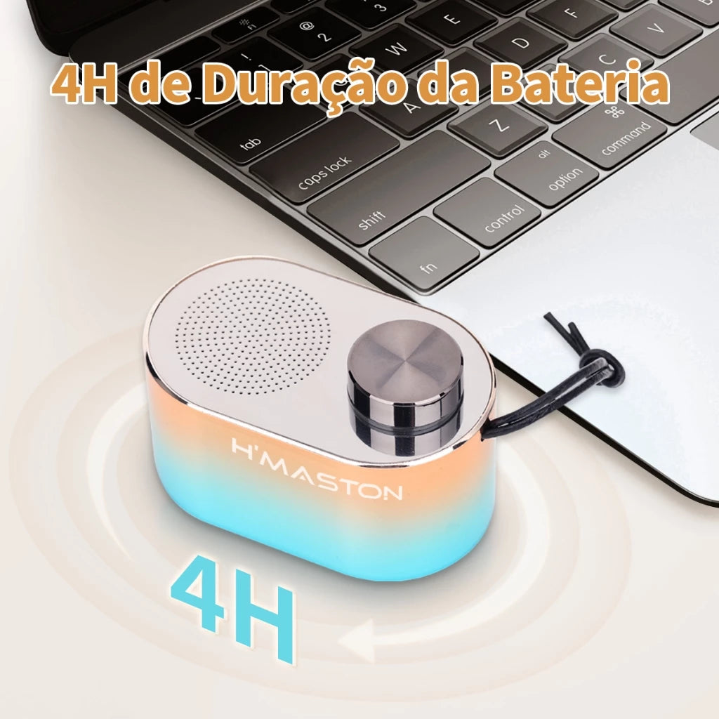 H'Maston M20 Caixa de Som Bluetooth Portátil Potente