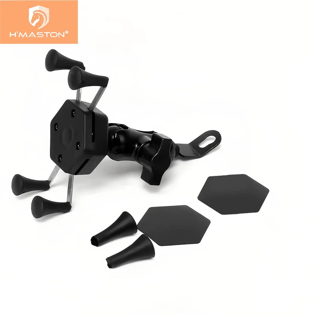 H'Maston CJ110: Suporte Moto com USB e LED - Eleadermall