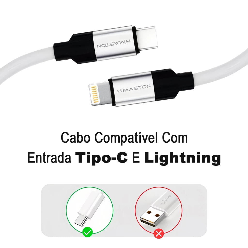 H'Maston SJX23 Cabo Turbo 65W Tipo C 1m - Eleadermall