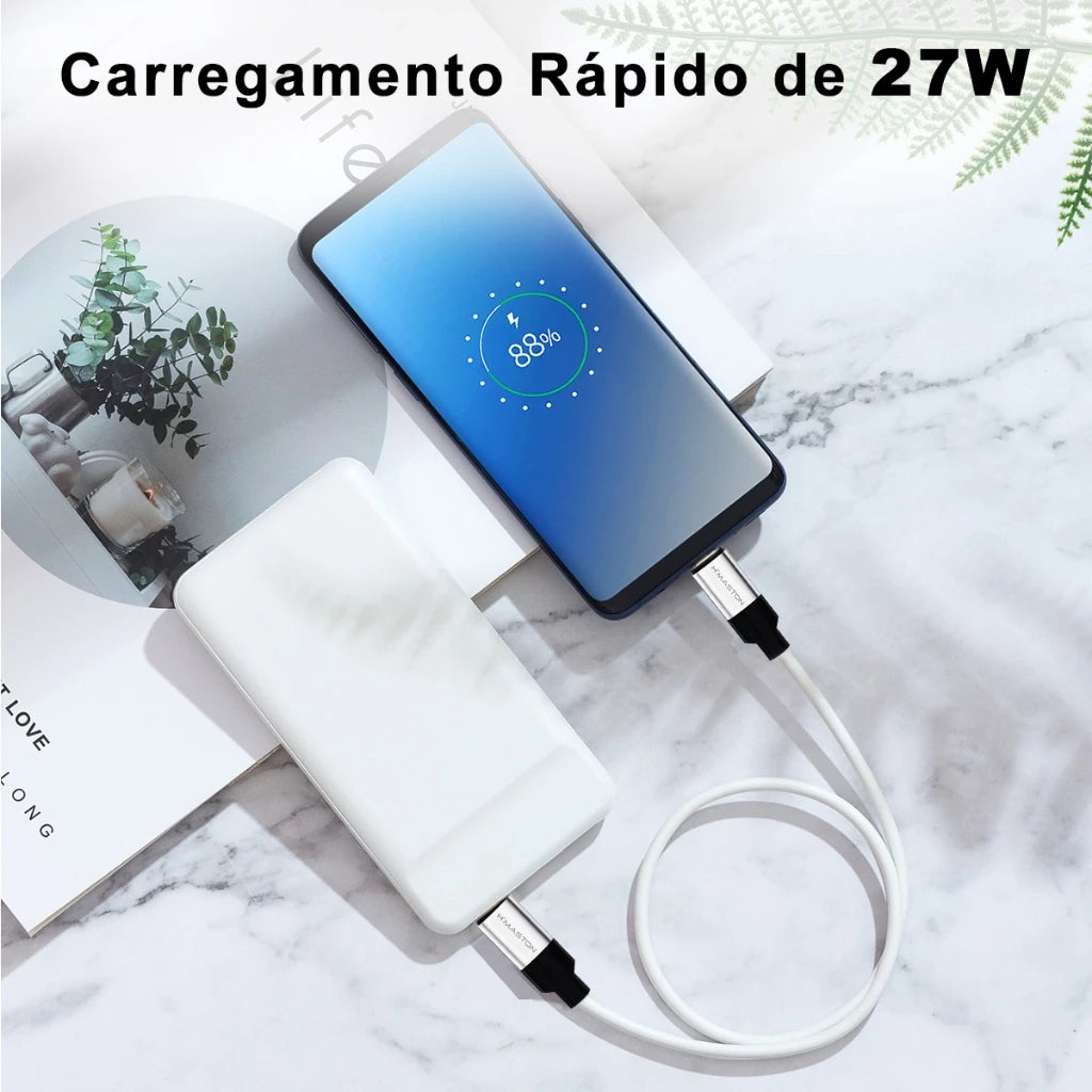 H'Maston SJX23 Cabo Turbo 65W Tipo C 1m - Eleadermall