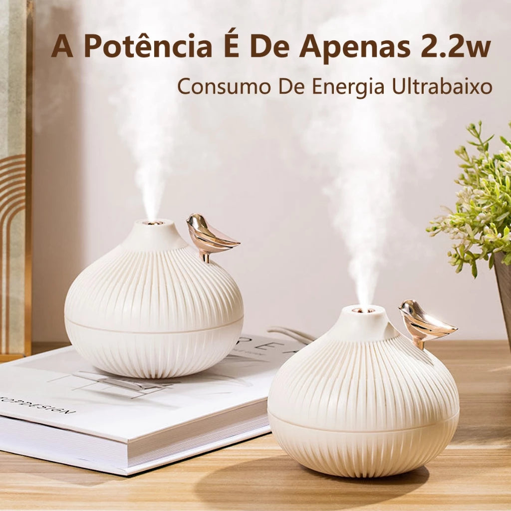 H'Maston JSQ09 Umidificador Purificador de Ar e Difusor LED 300ml