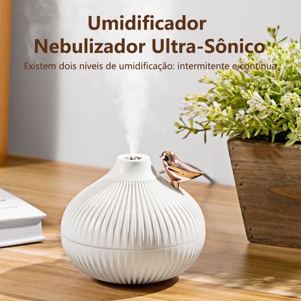 H'Maston JSQ09 Umidificador Purificador de Ar e Difusor LED 300ml