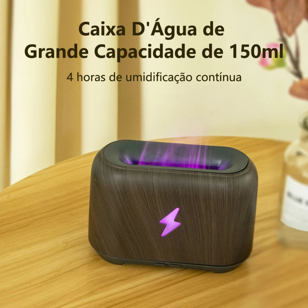 H'Maston JSQ14 Umidificador Aromaterapia LED Difusor Compacto