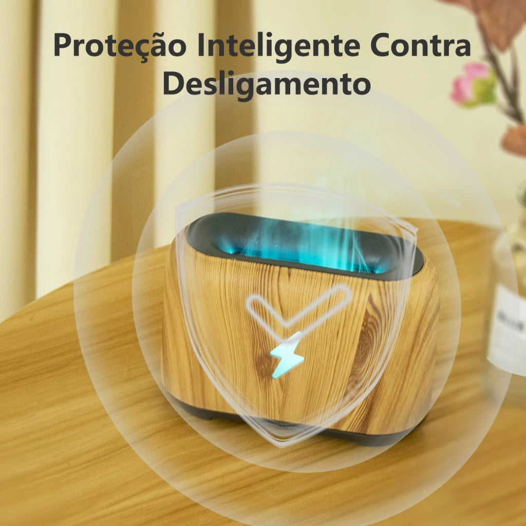 H'Maston JSQ14 Umidificador Aromaterapia LED Difusor Compacto