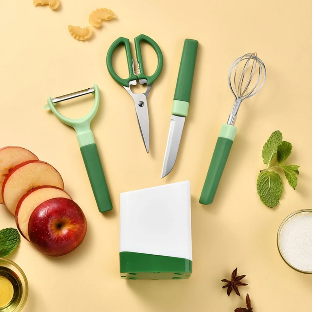 H'Maston DJ10 Conjunto de Utensílios de Cozinha Completo