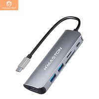 H'Maston ZHQ01 Hub USB-C 6 em 1: Conectividade e Praticidade