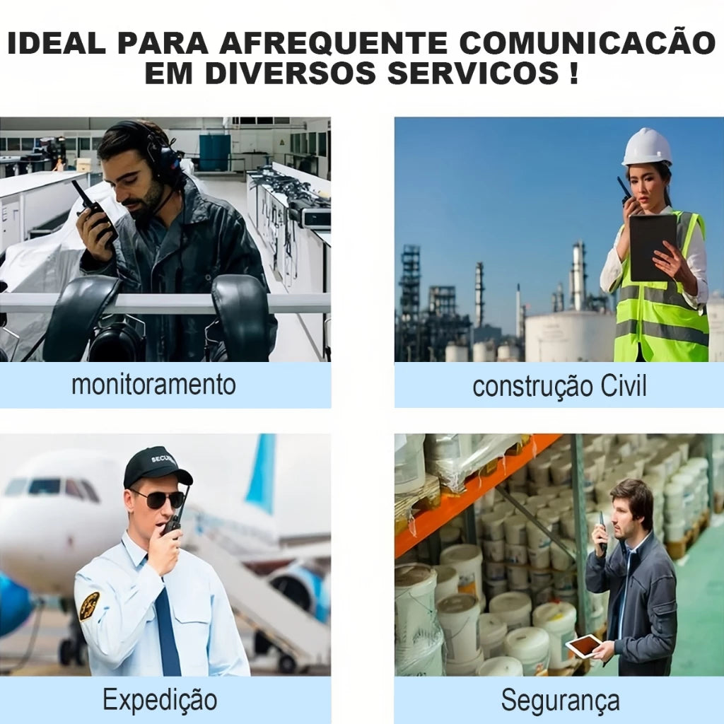 H'Maston BF777S Rádio Comunicador Profissional 16 Canais