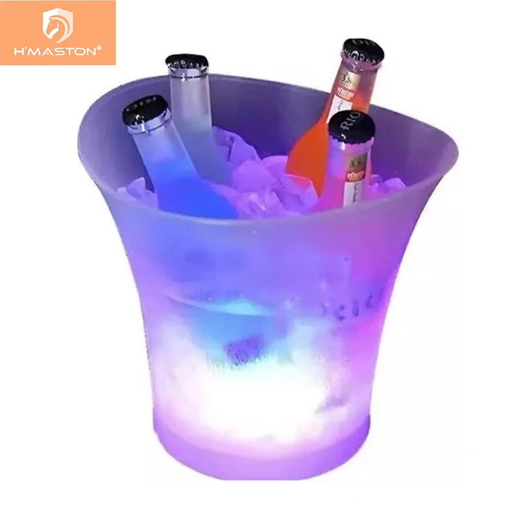 H'Maston AM45 Balde de Gelo Musical com Bluetooth e LED