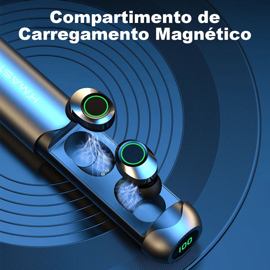 H'Maston F915 Fone de Ouvido Sem Fio In-ear Bluetooth 5.3