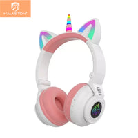 H'Maston SN04 Headset Infantil Sem Fio Unicórnio Bluetooth