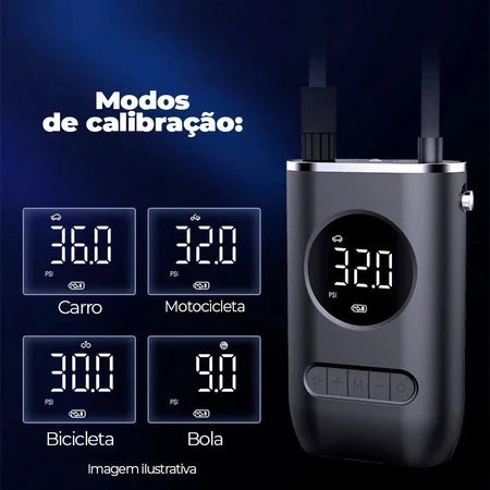 H'maston BN01 Mini Compressor Portátil Digital USB - Praticidade e Eficiência