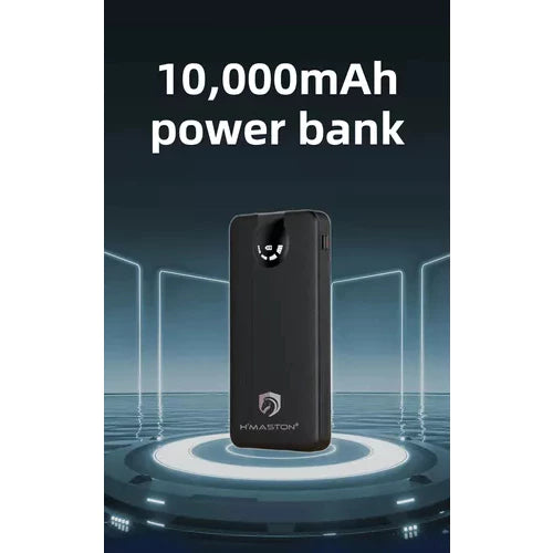 H'Maston YD22 Power Bank 10000mAh 4 em 1 com Display LED