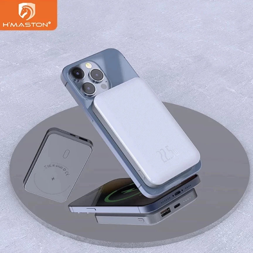 H'Maston YD42 Power Bank 10000mAh Carregamento Rápido e Sem Fio