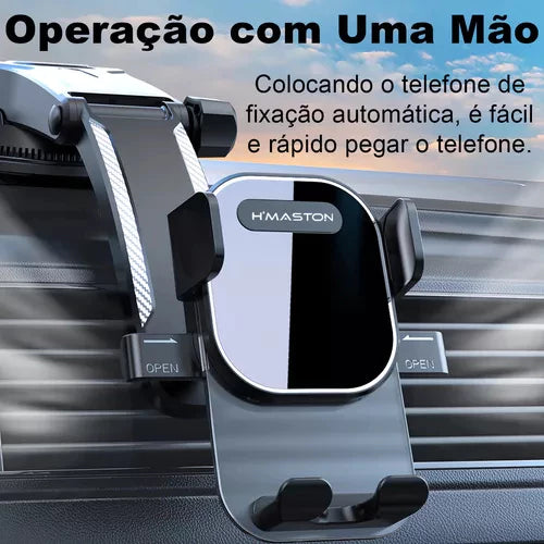 H'maston CJ71 Suporte Celular Carro 360º Universal Ajustável