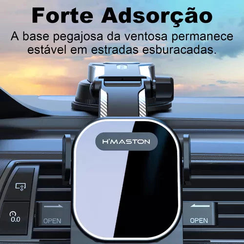 H'maston CJ71 Suporte Celular Carro 360º Universal Ajustável