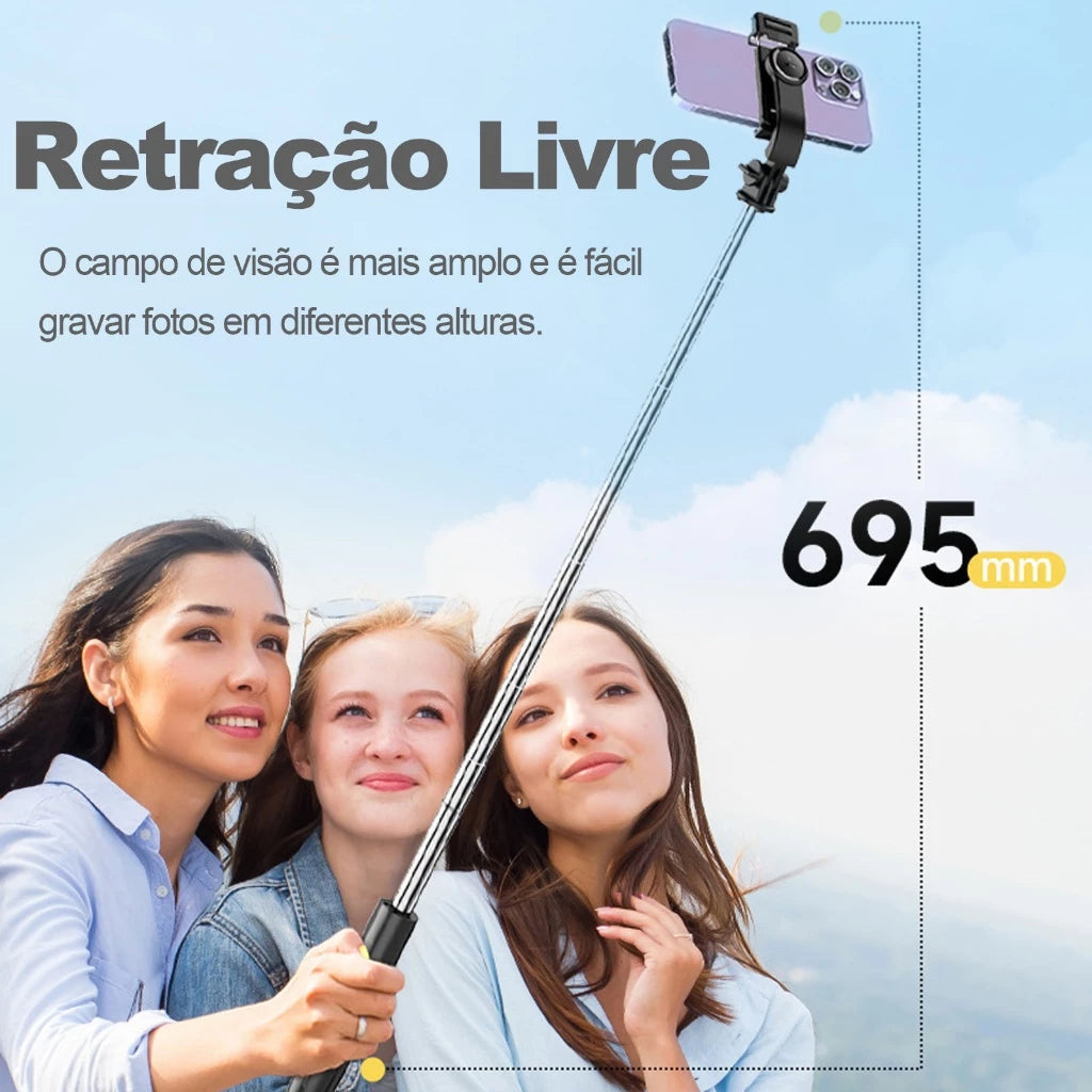 H'Maston ZP16: Bastão Selfie Bluetooth Versátil - Eleadermall