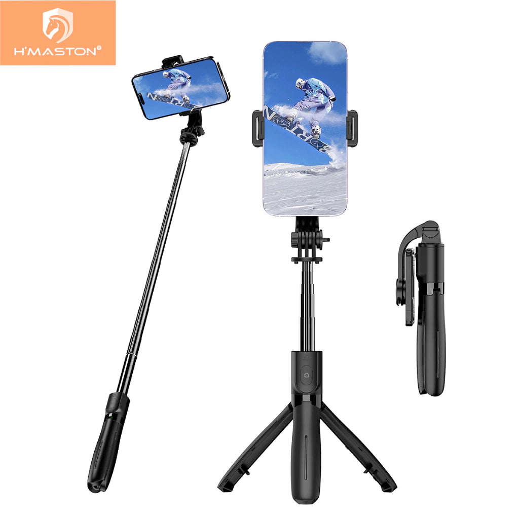 H'Maston ZP16: Bastão Selfie Bluetooth Versátil - Eleadermall