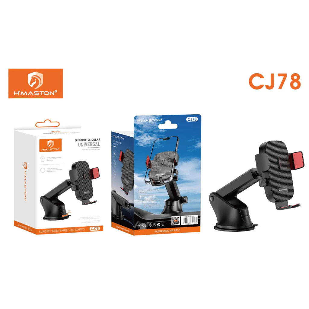 H'maston CJ78: Suporte Veicular Ajustável 360° - Eleadermall
