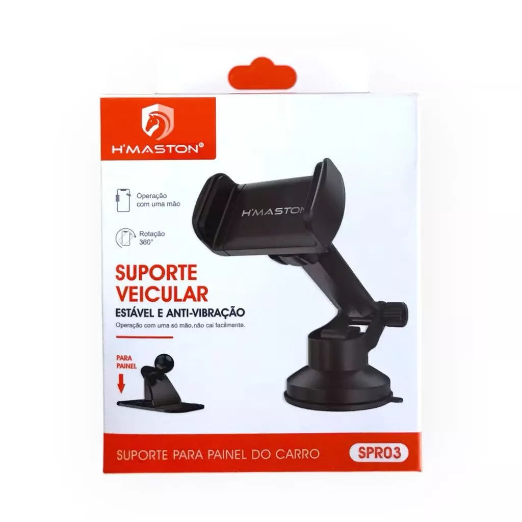 H'Maston SPR03: Suporte Veicular Universal 360° - Eleadermall