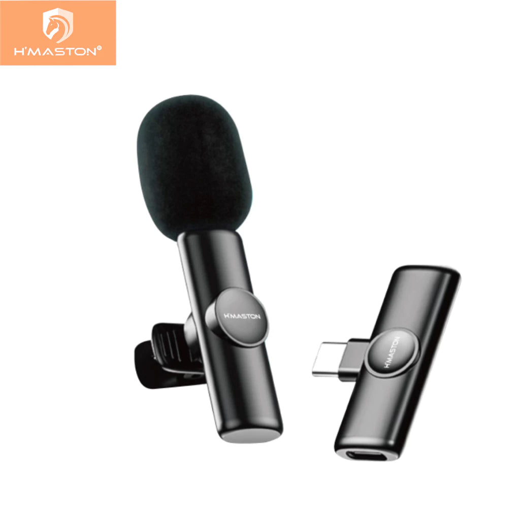 H'maston MK03/04 Microfone Lapela Bluetooth - Som Profissional