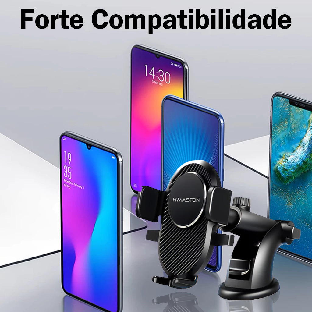 H'Maston CJ48 Suporte Veicular com Ventosa para Smartphones