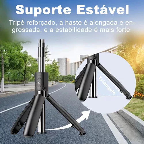 HMaston ZP18 Pau de Selfie Tripé com Controle - Eleadermall