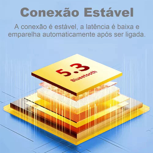 H'Maston SN35 Headset Gamer Bluetooth Sem Fio com Luz LED