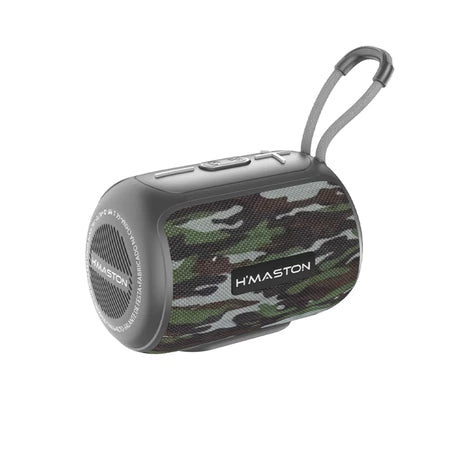H'Maston TN16 Caixa de Som Bluetooth Super Grave IPX6 com LED RGB