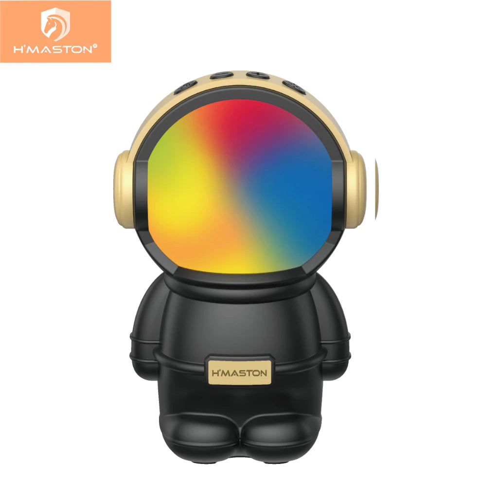 H'Maston AM52 Caixa de Som Bluetooth Astronauta 6W Multicolorida
