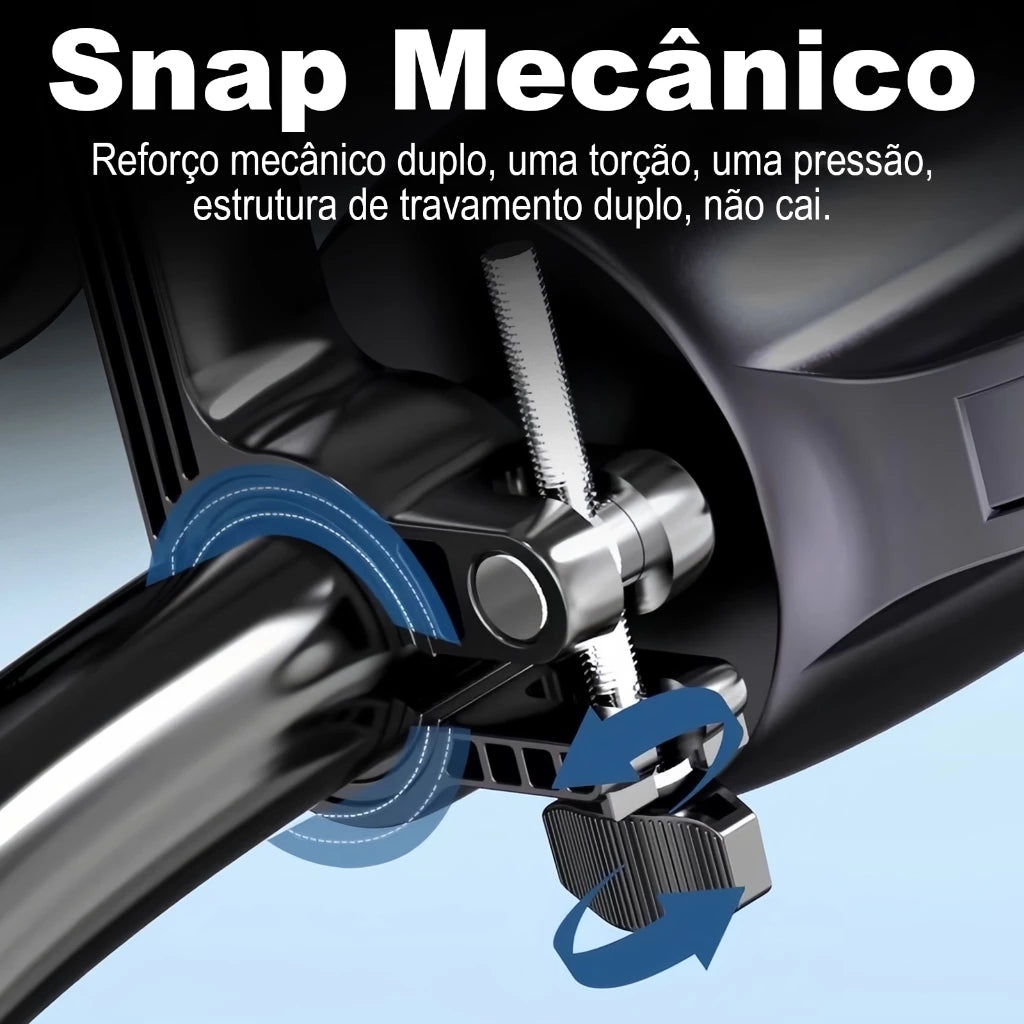 H'Maston CJ90 Suporte Veicular para Moto com Carregador USB