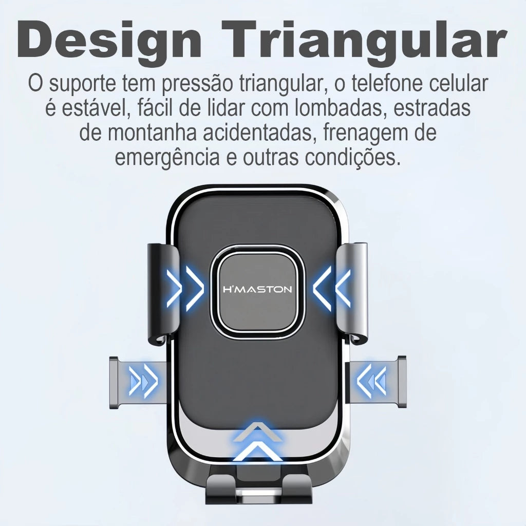 H'Maston CJ90 Suporte Veicular para Moto com Carregador USB