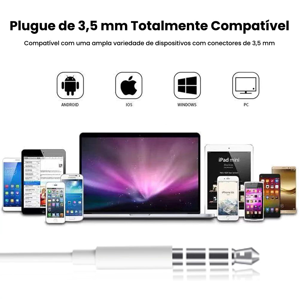 H'Maston EJ30: Fone HIFI com Baixo Poderoso - Eleadermall