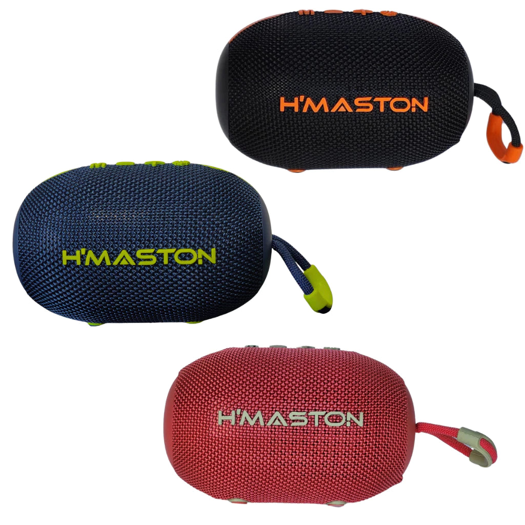 H'Maston AM57 Caixa de Som Bluetooth IPX5 com RGB e FM