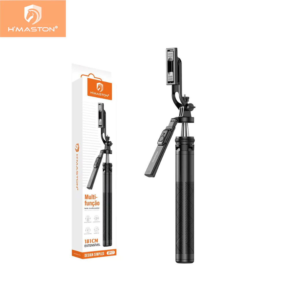 H'Maston ZP17 Tripé Extensível 181cm com Controle Remoto