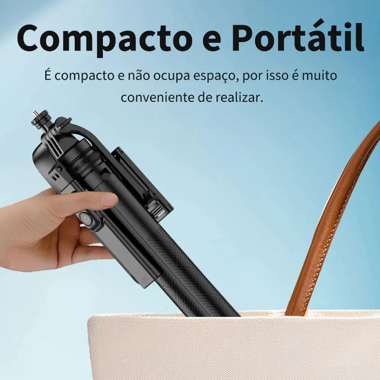 H'Maston ZP17 Tripé Extensível 181cm com Controle Remoto