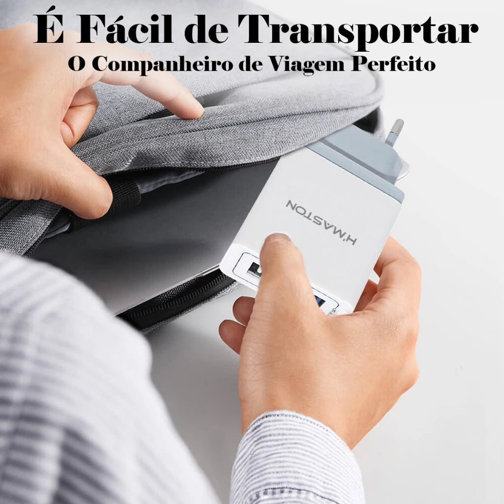 H'maston H62 Carregador Turbo 3 USB Rápido 20W - Eleadermall