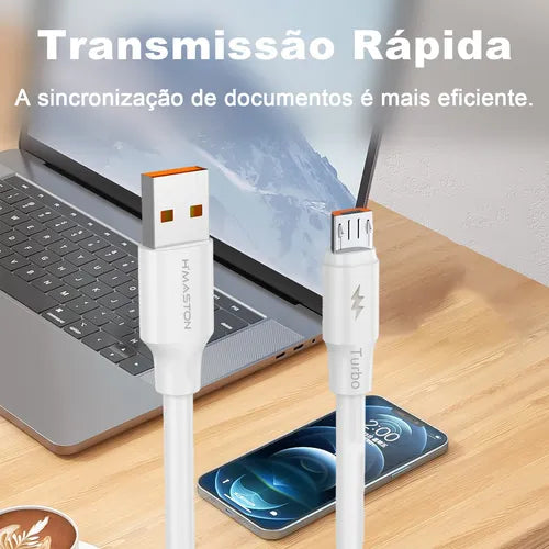 HMaston HB08 Cabo Tipo-C Rápido 120W Branco - Eleadermall