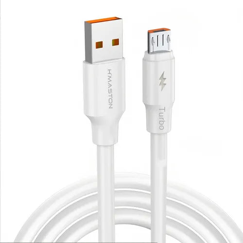 HMaston HB08 Cabo Tipo-C Rápido 120W Branco - Eleadermall
