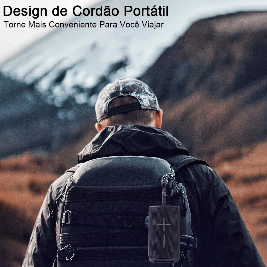 H'maston TN20 Caixa de Som Bluetooth TWS com Luz RGB IPX6