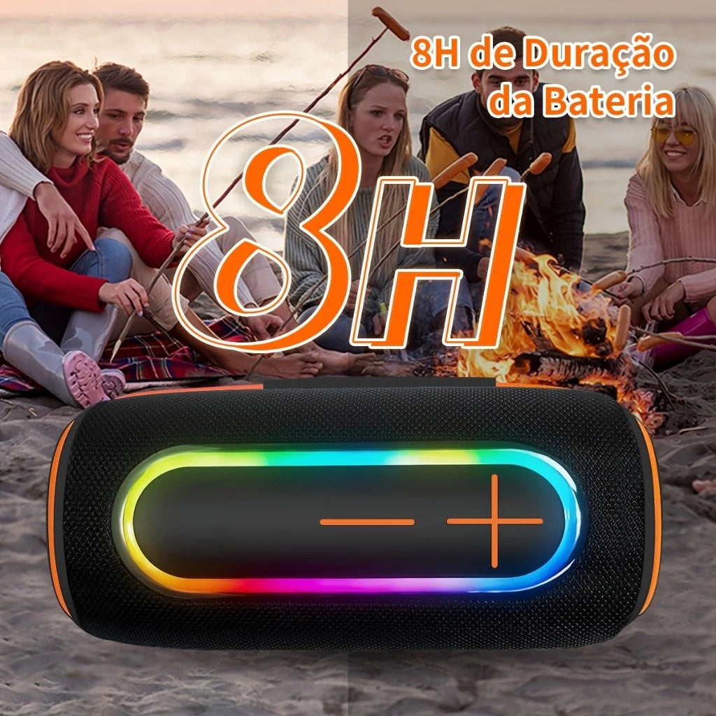 H'maston AM38 Caixa de Som Bluetooth Portátil com Rádio FM